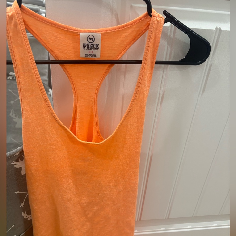 Orange VS PINK Tank Top Y2K